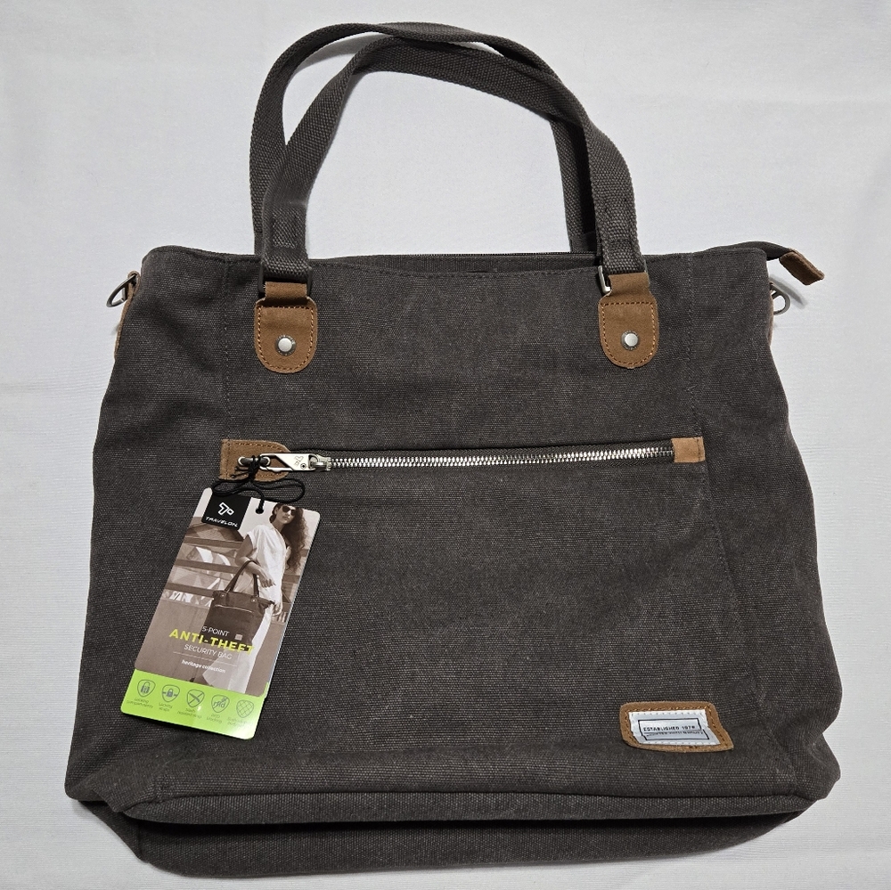 NWT Travelon Anti-Theft Heritage Tote Bag